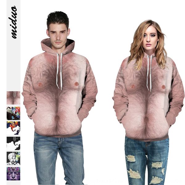 3d chest hair digital printing loose hooded couple large size baseball sweater sweater casual baseball outfit, Black
3d chest hair digital printing loose hooded couple large size baseball sweater sweater casual baseball outfit, Black