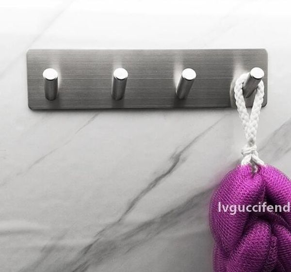 304 stainless steel clothes bathroom towel wall kitchen creative hook strong no trace behind the door 4 hook
304 stainless steel clothes bathroom towel wall kitchen creative hook strong no trace behind the door 4 hook