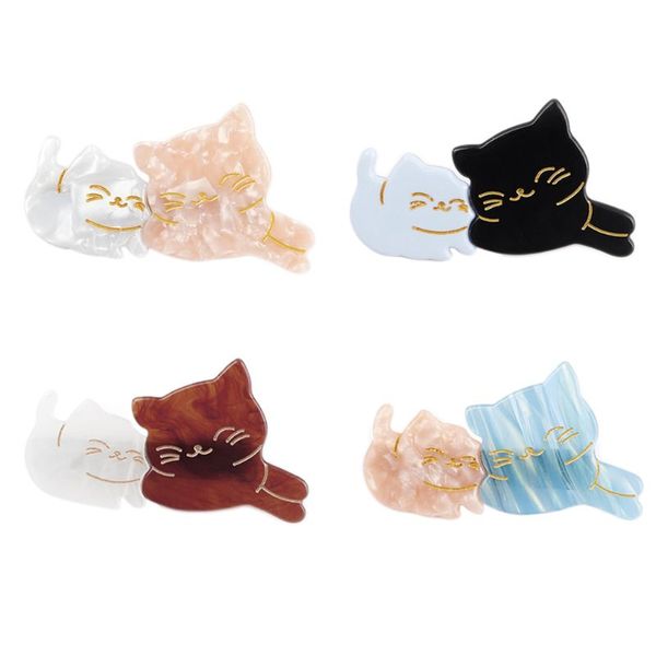 japanese cute mom kids meow cat duckbill hair clip sweet girls fancy acetic acid contrast color hairpins side bangs barrettes, Slivery;white
japanese cute mom kids meow cat duckbill hair clip sweet girls fancy acetic acid contrast color hairpins side bangs barrettes, Slivery;white