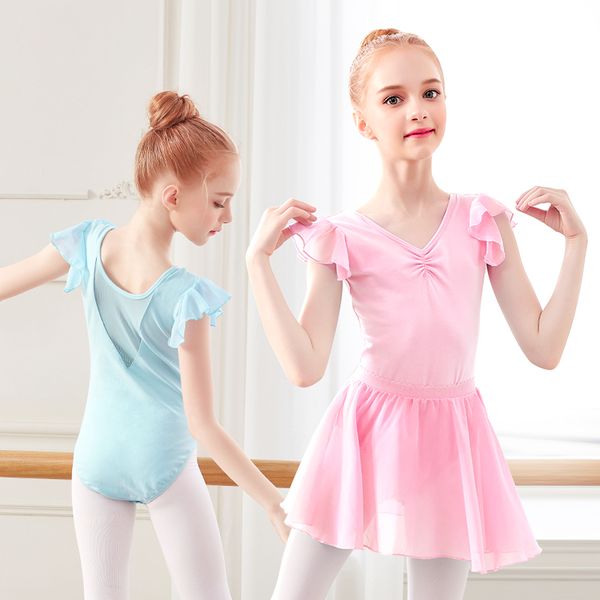 girls kids ballet leotards pink blue gymnastics leotards toddler dance dress soft dance wear with chiffon skirts, Black;red
girls kids ballet leotards pink blue gymnastics leotards toddler dance dress soft dance wear with chiffon skirts, Black;red
