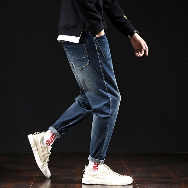 men's jeans fashion streetwear men vintage black loose fit harem pencil pants big size 28-42 japanese style hip hop, Blue
men's jeans fashion streetwear men vintage black loose fit harem pencil pants big size 28-42 japanese style hip hop, Blue