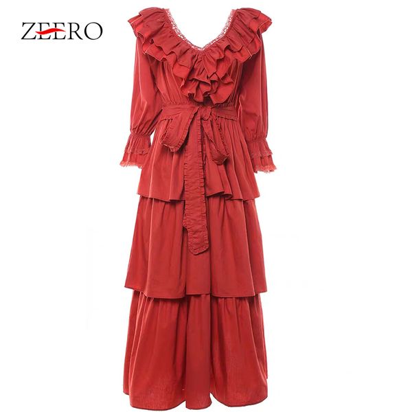 princess style nightdress runway women pajamas dress v-neck long sleeve ruffles party maxi long dress vestidos, Black;gray
princess style nightdress runway women pajamas dress v-neck long sleeve ruffles party maxi long dress vestidos, Black;gray