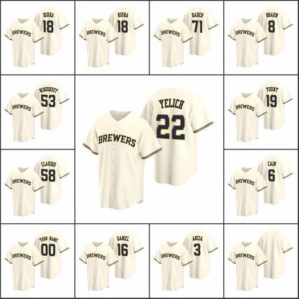 milwaukee brewers men #19 robin yount 22 christian yelich 6 lorenzo cain women youth custom cream replica home jersey, Black
milwaukee brewers men #19 robin yount 22 christian yelich 6 lorenzo cain women youth custom cream replica home jersey, Black