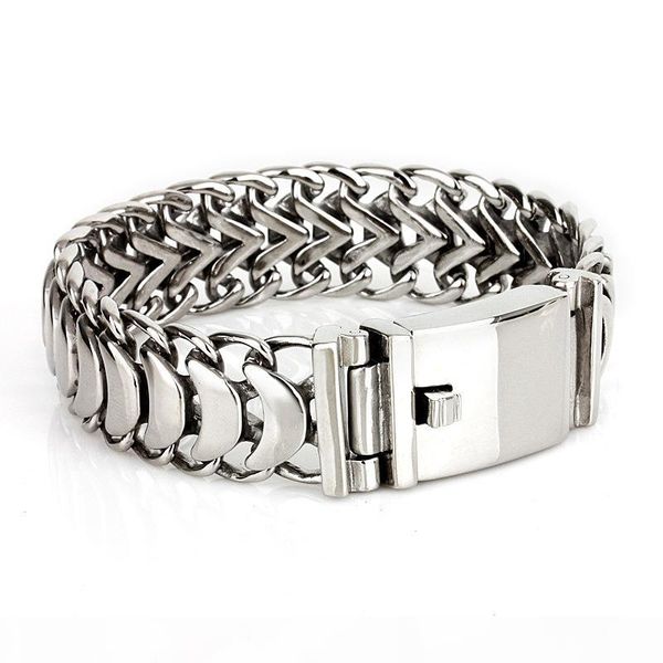 mens hip hop bracelets 316l stainless steel pulseras punk jewelry men keel chain bracelets bangle fashion selling brace lace 22cm*19mm, Black
mens hip hop bracelets 316l stainless steel pulseras punk jewelry men keel chain bracelets bangle fashion selling brace lace 22cm*19mm, Black