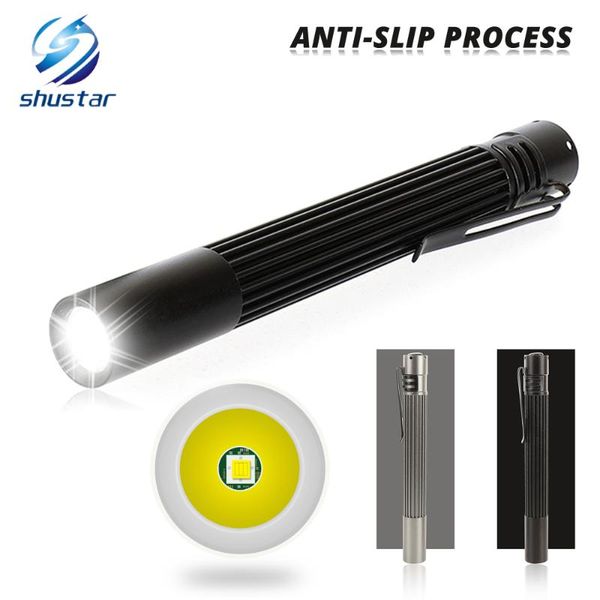 portable pen clip q5 led non-slip waterproof aluminum alloy super bright mini torch powered by 2 batteries
portable pen clip q5 led non-slip waterproof aluminum alloy super bright mini torch powered by 2 batteries