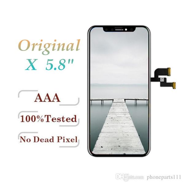 100% original lcd for iphone x 5.8 inch display touch digitizer complete screen with frame full assembly replacement & dhl
100% original lcd for iphone x 5.8 inch display touch digitizer complete screen with frame full assembly replacement & dhl