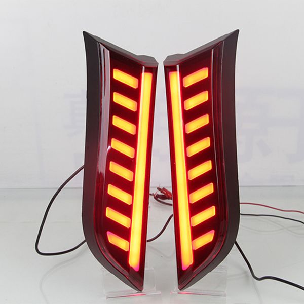 1 pair led reflector lamp rear light brake light bumper light taillight for jeep compass 2017 2018 2019