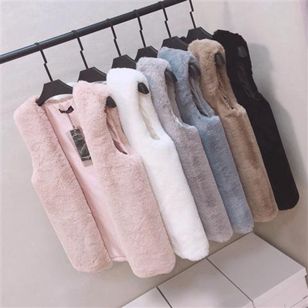 faux fur vest coat women autumn winter sleeveless v-neck soft hairy waistcoat fur jacket outerwear plus size, Black
faux fur vest coat women autumn winter sleeveless v-neck soft hairy waistcoat fur jacket outerwear plus size, Black