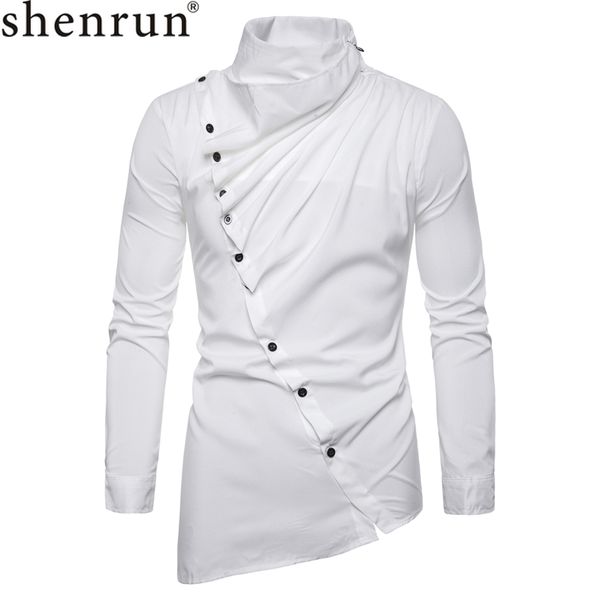 men's casual shirts shenrun men long sleeve banquet stage costumes slant placket pile collar dress shirt nightclub singer host dancer b, White;black
men's casual shirts shenrun men long sleeve banquet stage costumes slant placket pile collar dress shirt nightclub singer host dancer b, White;black
