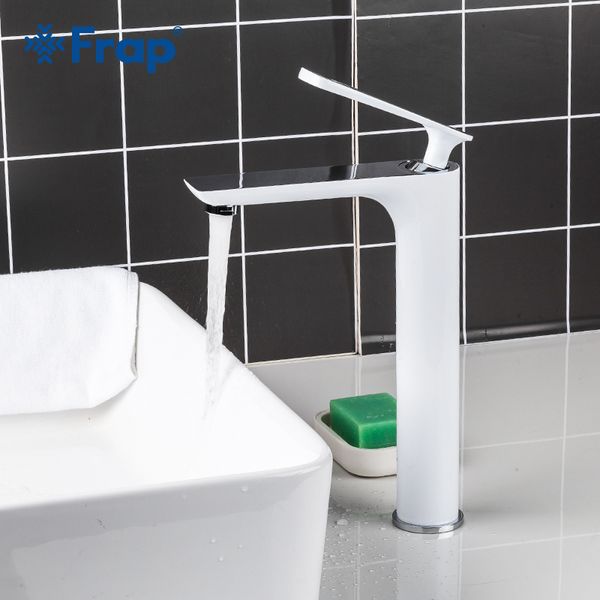 bathroom sink faucets frap mixer creative high basin tap modern white faucet single hole cold & water f1052-56
bathroom sink faucets frap mixer creative high basin tap modern white faucet single hole cold & water f1052-56