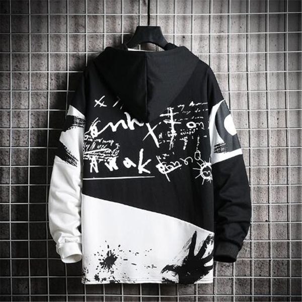 2020 men's hoodie oversized patchwork print harajuku japan streetwear hip hop sweatshirt purple hoodie men's clothing, Black
2020 men's hoodie oversized patchwork print harajuku japan streetwear hip hop sweatshirt purple hoodie men's clothing, Black