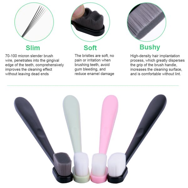 ultra-fine toothbrush super soft bristle toothbrush with holder deep cleaning brush for oral care tools
ultra-fine toothbrush super soft bristle toothbrush with holder deep cleaning brush for oral care tools