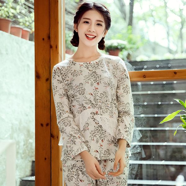 kangrou cotton short-sleeved trousers cute lace lace home clothes cotton short-sleeved home clothes, Blue;red
kangrou cotton short-sleeved trousers cute lace lace home clothes cotton short-sleeved home clothes, Blue;red