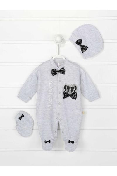 gray king crowned prince boy baby 3 pcs rompers, White
gray king crowned prince boy baby 3 pcs rompers, White