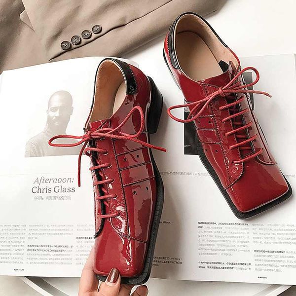 internet popular high fashion cow leather shoes square toe med heels lace up women streetwear mixed colors pumps l05, Black
internet popular high fashion cow leather shoes square toe med heels lace up women streetwear mixed colors pumps l05, Black