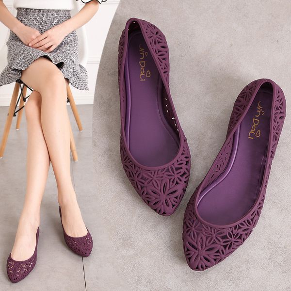 eoeodoit women sandals summer holiday beach seaside jelly flats hollow network breathable slip on anti slides flat heel shoes y200620, Black
eoeodoit women sandals summer holiday beach seaside jelly flats hollow network breathable slip on anti slides flat heel shoes y200620, Black