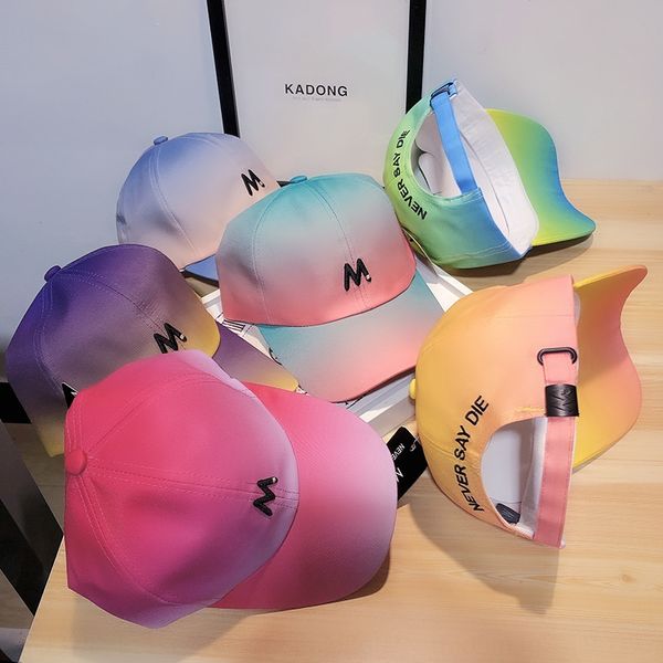 fluorescent gradient hat women's fashion korean fashion all-match baseball baseball cap cap autumn casual sunshade men, Blue;gray
fluorescent gradient hat women's fashion korean fashion all-match baseball baseball cap cap autumn casual sunshade men, Blue;gray