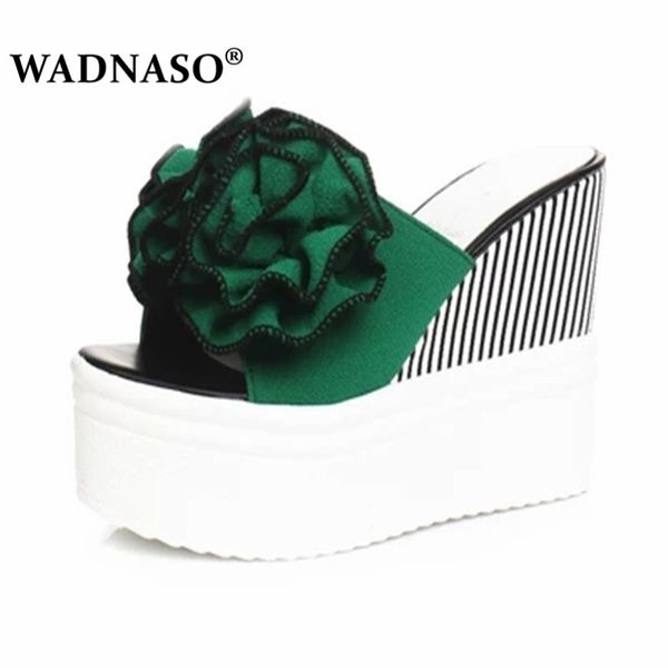 wadnaso summer floral wedges shoes woman candy color flower decoration platform slippers bohemia flip flops beach eu 35-39, Black
wadnaso summer floral wedges shoes woman candy color flower decoration platform slippers bohemia flip flops beach eu 35-39, Black