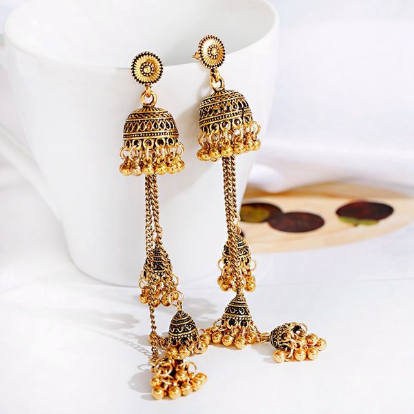 ethnic gold afghan long tassel bead drop earrinngs bollywood jewellery bell jhumka earrings wedding jewelry, Silver
ethnic gold afghan long tassel bead drop earrinngs bollywood jewellery bell jhumka earrings wedding jewelry, Silver