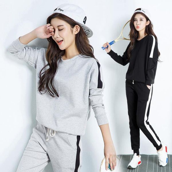 sports and leisure sweater suit women spring and autumn fashion 2020 new long-sleeved two-piece suit loose large size sportswear, White
sports and leisure sweater suit women spring and autumn fashion 2020 new long-sleeved two-piece suit loose large size sportswear, White