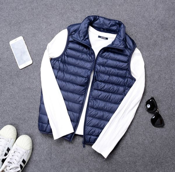 men's jacket vest 90% white duck down men vest gielt casual waistcoat spring autumn light down jacket male, Black
men's jacket vest 90% white duck down men vest gielt casual waistcoat spring autumn light down jacket male, Black
