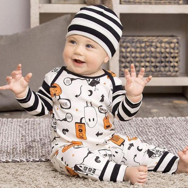 newborn baby girls boys halloween clothing set 2020 new infant toddler outfits cute cartoon pumpkin stripe romper hats 2pcs set, White
newborn baby girls boys halloween clothing set 2020 new infant toddler outfits cute cartoon pumpkin stripe romper hats 2pcs set, White
