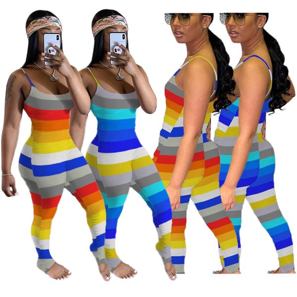 women casual one piece outfit sleeveless u neck fashion striped print backless long pants jumpsuits rompers, Black;white
women casual one piece outfit sleeveless u neck fashion striped print backless long pants jumpsuits rompers, Black;white