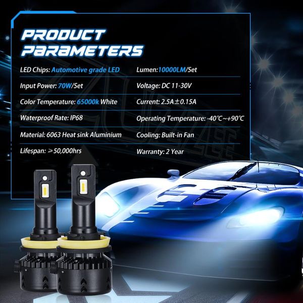 10000lm dc12v-24v 70w 6500k 2pcs 1 пара h11 автомобилей a385-n7 8led свет 360 ° beam фара с вентилятором универсальный 2020 новый аксессуар
10000lm dc12v-24v 70w 6500k 2pcs 1 пара h11 автомобилей a385-n7 8led свет 360 ° beam фара с вентилятором универсальный 2020 новый аксессуар