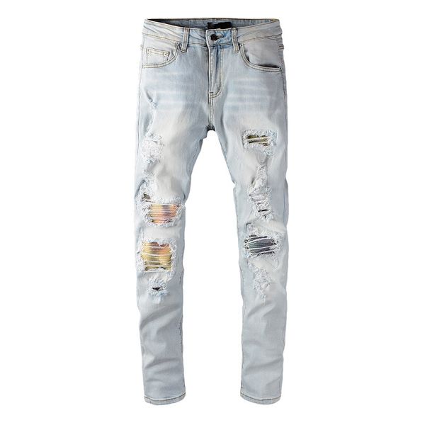 2020 mens designer jeans classic vintage trousers popular cowboy famous brand zipper designer hip hop holes denim us size 28-40, Blue
2020 mens designer jeans classic vintage trousers popular cowboy famous brand zipper designer hip hop holes denim us size 28-40, Blue