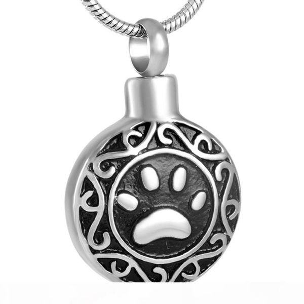 ijd8584 pet memorial custom ashes urn pendant shiny polished 316l stainless steel round paw print cremation pendant jewelry, Silver
ijd8584 pet memorial custom ashes urn pendant shiny polished 316l stainless steel round paw print cremation pendant jewelry, Silver