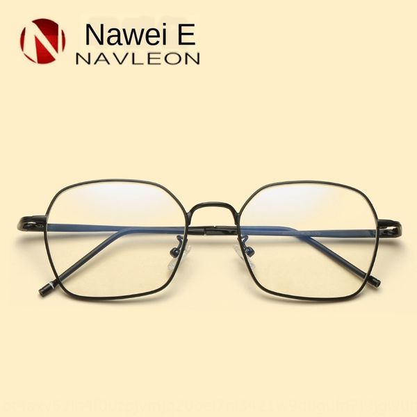 new metal frame artistic myopia irregular optical myopia glasses frame female fashionable male polygon plain glasses, Silver
new metal frame artistic myopia irregular optical myopia glasses frame female fashionable male polygon plain glasses, Silver