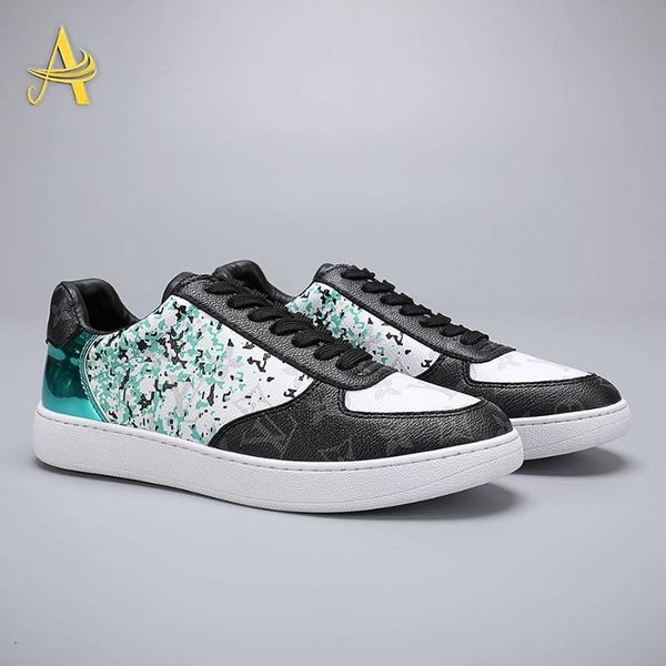 2020m luxury design leather fashion printed rubber bottom sneakers all-match breathable mens casual shoes mens banquet shoes size: 38-45, Black
2020m luxury design leather fashion printed rubber bottom sneakers all-match breathable mens casual shoes mens banquet shoes size: 38-45, Black