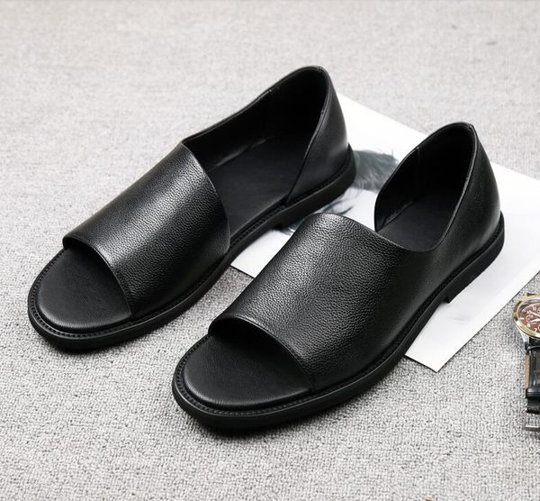beach new fashion summer men sandals breathable causal outdoor shoes genuine leather men's flip flop sandal, Black
beach new fashion summer men sandals breathable causal outdoor shoes genuine leather men's flip flop sandal, Black