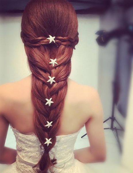 1pc new fashion cute elegant hairpins woman beach sea shell starfish hair clip mermaid hair pins, Golden;silver
1pc new fashion cute elegant hairpins woman beach sea shell starfish hair clip mermaid hair pins, Golden;silver