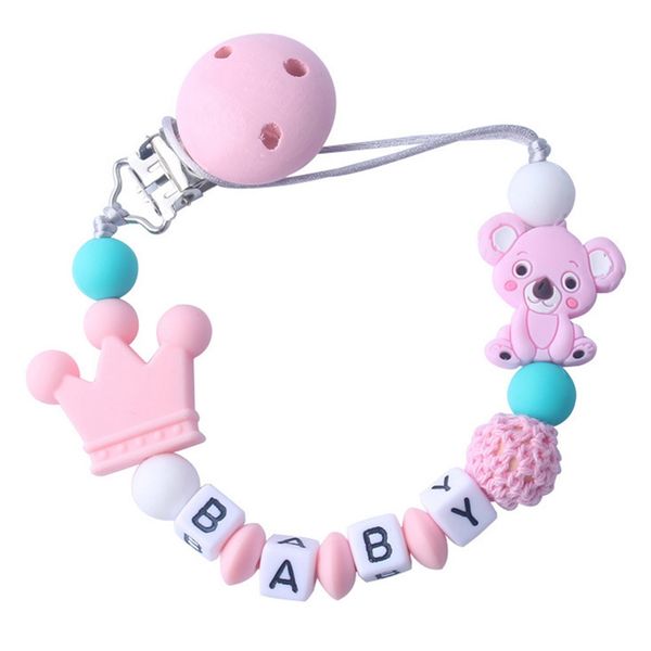 diy silicone baby pacifier clips funny pacifier chain koala holder for baby shower gift bpa free
diy silicone baby pacifier clips funny pacifier chain koala holder for baby shower gift bpa free