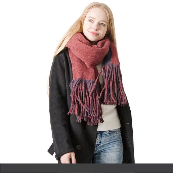 autumn and winter long fringed scarves solid color double-sided imitation wool increased thickening warm scarves large shawl, Blue;gray
autumn and winter long fringed scarves solid color double-sided imitation wool increased thickening warm scarves large shawl, Blue;gray
