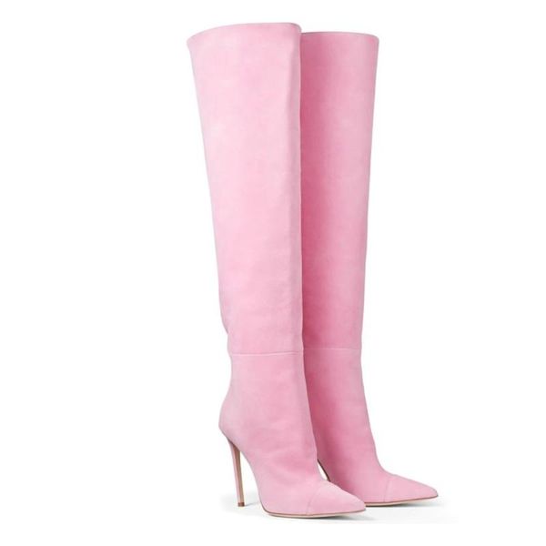 us4-11 womens over the knee boots suede leather stilettos high heel long shoes plus size 6colors, Black
us4-11 womens over the knee boots suede leather stilettos high heel long shoes plus size 6colors, Black