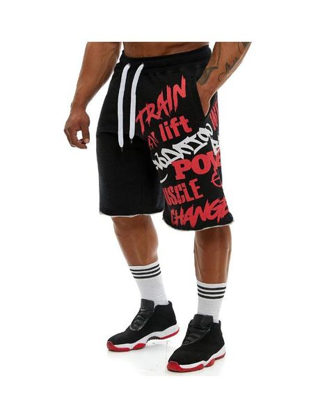 muscle fitness brothers summer men sports casual running exercise cotton loose burrs short shorts /30, Black;blue
muscle fitness brothers summer men sports casual running exercise cotton loose burrs short shorts /30, Black;blue