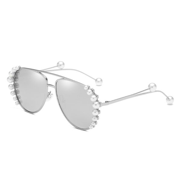 2020 brand design pearl decorated pearl women sunglasses pilot style resin material lenses 1586 uv400 protection eyeewear, White;black
2020 brand design pearl decorated pearl women sunglasses pilot style resin material lenses 1586 uv400 protection eyeewear, White;black