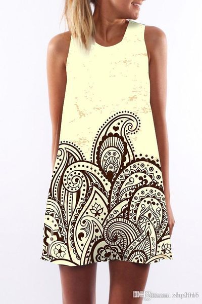 women dress crew neck summer new style sling sleeveless hip wrap lady tattoo totem print skirt casual pencil dresses size s-xl, Black;gray
women dress crew neck summer new style sling sleeveless hip wrap lady tattoo totem print skirt casual pencil dresses size s-xl, Black;gray