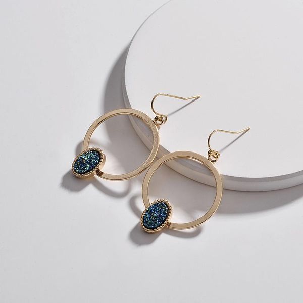 6 colors gold geometric circle oval druzy dangle earrings for women designer jewelry earrings wholesale, Silver
6 colors gold geometric circle oval druzy dangle earrings for women designer jewelry earrings wholesale, Silver