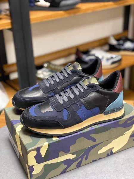 2020 new classic women's camouflage genuine leather running shoes men rivet fashion sports leisure running shoes sneakers, Black
2020 new classic women's camouflage genuine leather running shoes men rivet fashion sports leisure running shoes sneakers, Black