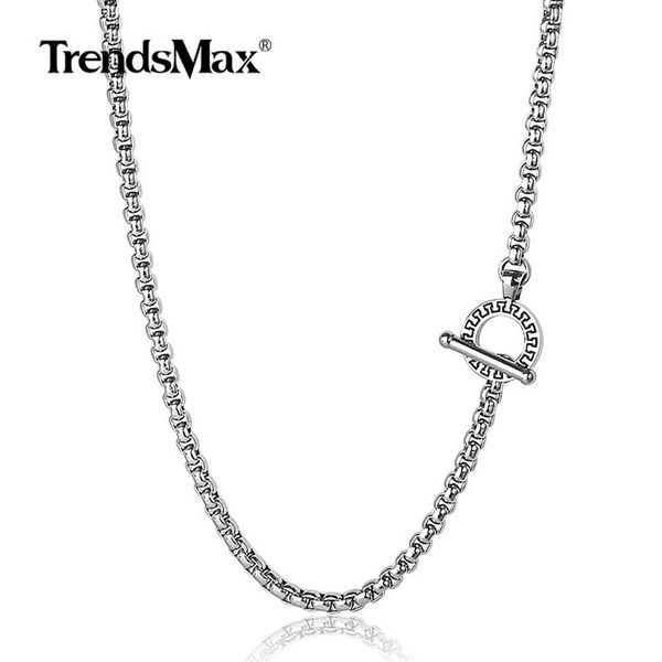 trendsmax mens womens necklace 4mm box link stainless steel chain necklace 18-36inch diy 2020 fashion jewelry tns002, Silver
trendsmax mens womens necklace 4mm box link stainless steel chain necklace 18-36inch diy 2020 fashion jewelry tns002, Silver
