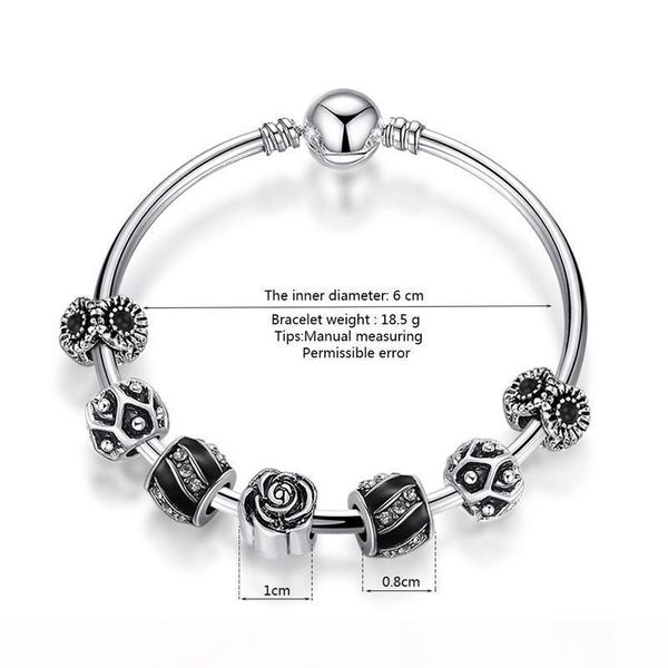 yanleyu original 925 sterling silver diy beads charm bracelets for women jewelry making fit pan bangles&bracelets gift pb043, Golden;silver 
yanleyu original 925 sterling silver diy beads charm bracelets for women jewelry making fit pan bangles&bracelets gift pb043, Golden;silver