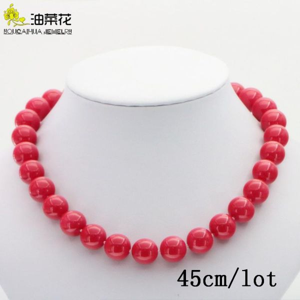 new girl seductive 14mm red coral sea shells all-match jewelry pearl necklace coral woman wedding christmas gift 18, Silver
new girl seductive 14mm red coral sea shells all-match jewelry pearl necklace coral woman wedding christmas gift 18, Silver