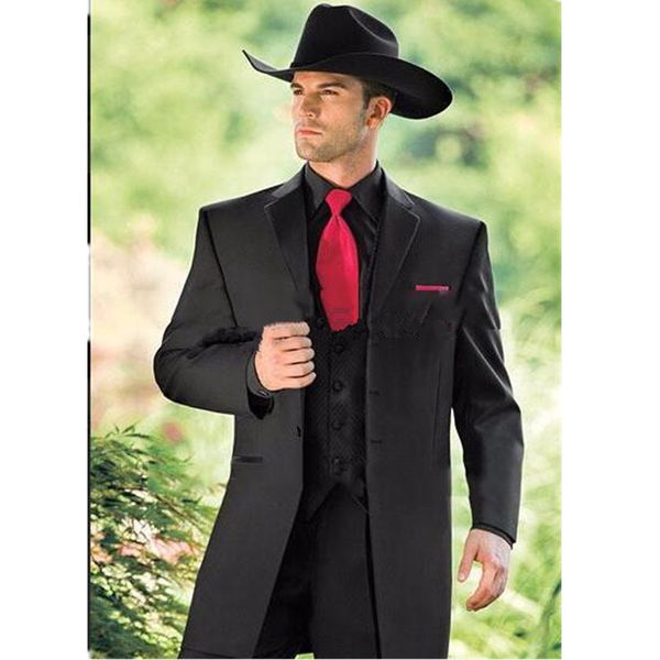 men's suits & blazers new 2023 black lapel business wedding suit custom (coat pants vest), White;black
men's suits & blazers new 2023 black lapel business wedding suit custom (coat pants vest), White;black
