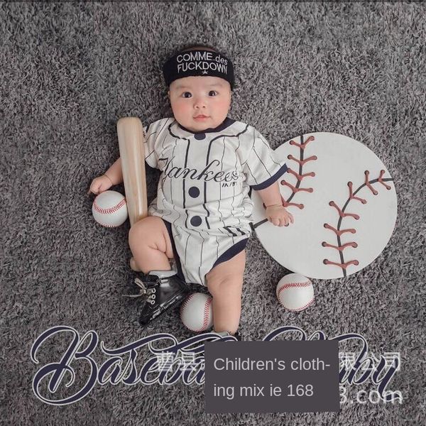 children's pgraphy p studio baby 100 days and half years old p theme baseball player baseball clothing theme clothing
children's pgraphy p studio baby 100 days and half years old p theme baseball player baseball clothing theme clothing