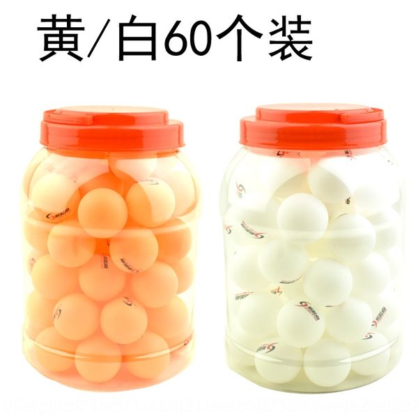 por barreled 40mm yellow/white/ training serving table tennis serve machine table tennis