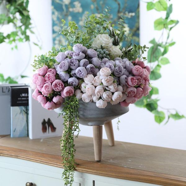 27 head/bundle small buds roses wedding decorative flowers vases for home decor scrapbooking artificial flowers wholesale
27 head/bundle small buds roses wedding decorative flowers vases for home decor scrapbooking artificial flowers wholesale