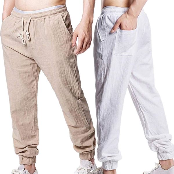 men's cotton linen trousers joggers pencil pants harajuku fitness spring mens trousers 2020 summer drawstring loose pants 3xl, Black
men's cotton linen trousers joggers pencil pants harajuku fitness spring mens trousers 2020 summer drawstring loose pants 3xl, Black